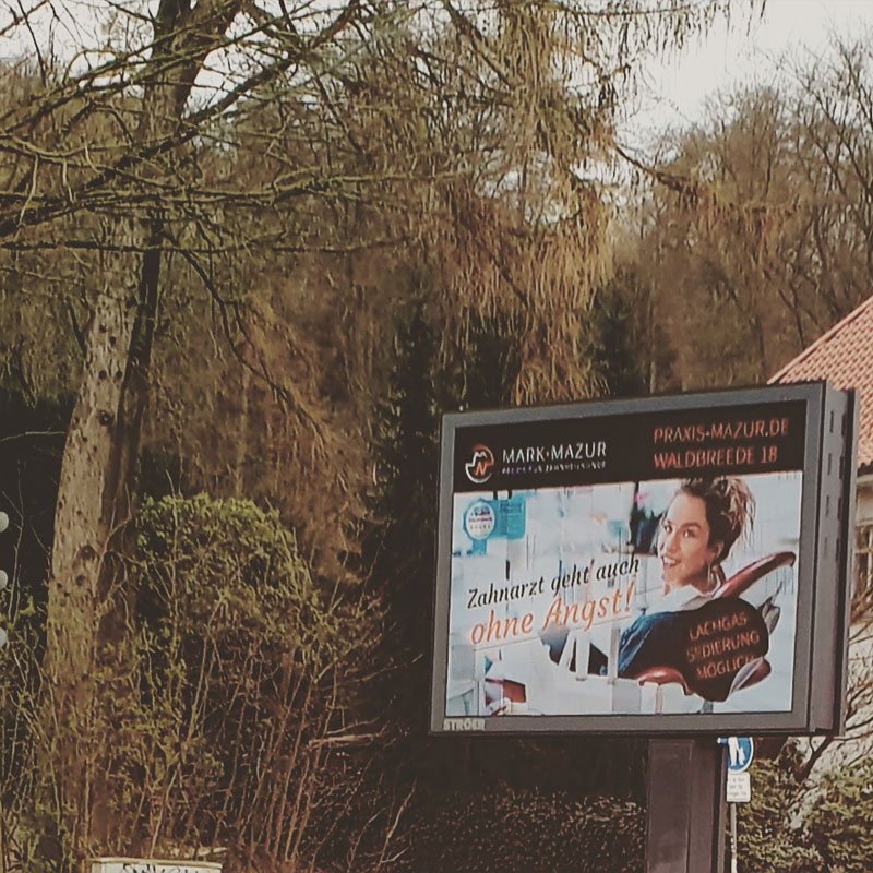 Strahlend weiße Zähne gewünscht